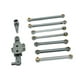 thumbnail image 5 of Conjunto de componentes de dirección RC, repuestos de metal, actualizaciones, repuestos para Wltoys, escala 1:12, accesorios para vehículos RC, piezas gris, 5 of 8
