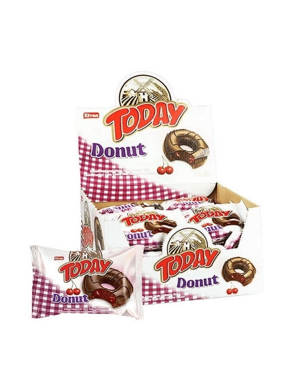 Donut Cake with Cherry 35Gr 24 Pieces (1 Box)