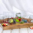 thumbnail image 6 of LAV Drinking Glasses Set of 6, Long Colorful Glass Tumbler, Great Glassware Set for Water and Beverages, 13 oz, 6 of 6