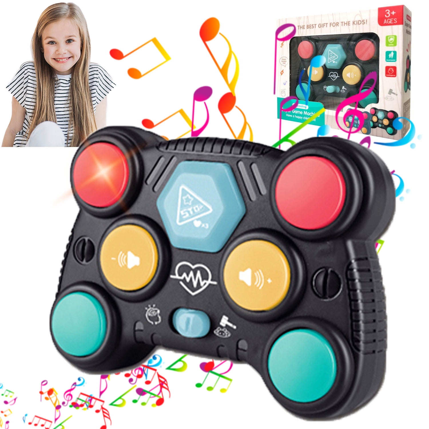 Electronic Memory Game For Kids Ages 3 And Up Educational Toys STEM Electronic Memory Game For Kids Ages 3 And Up Educational Toys STEM