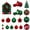 A, variant on Chmadoxn 72Pcs Christmas Balls Colorful Hanging Decorations for Christmas Trees Shatterproof Christmas Ornaments Sets Party Wedding Holiday