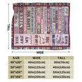 thumbnail image 3 of Wijzvio To My Niece Throw Blanket Soft Fuzzy Fleece Blanket For Couch Bed Living Room Decoration 40"X30", 3 of 9