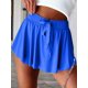 thumbnail image 5 of Falda Deportiva de Verano para Mujer, Color Azul Lapislázuli, Talla S, 5 of 7
