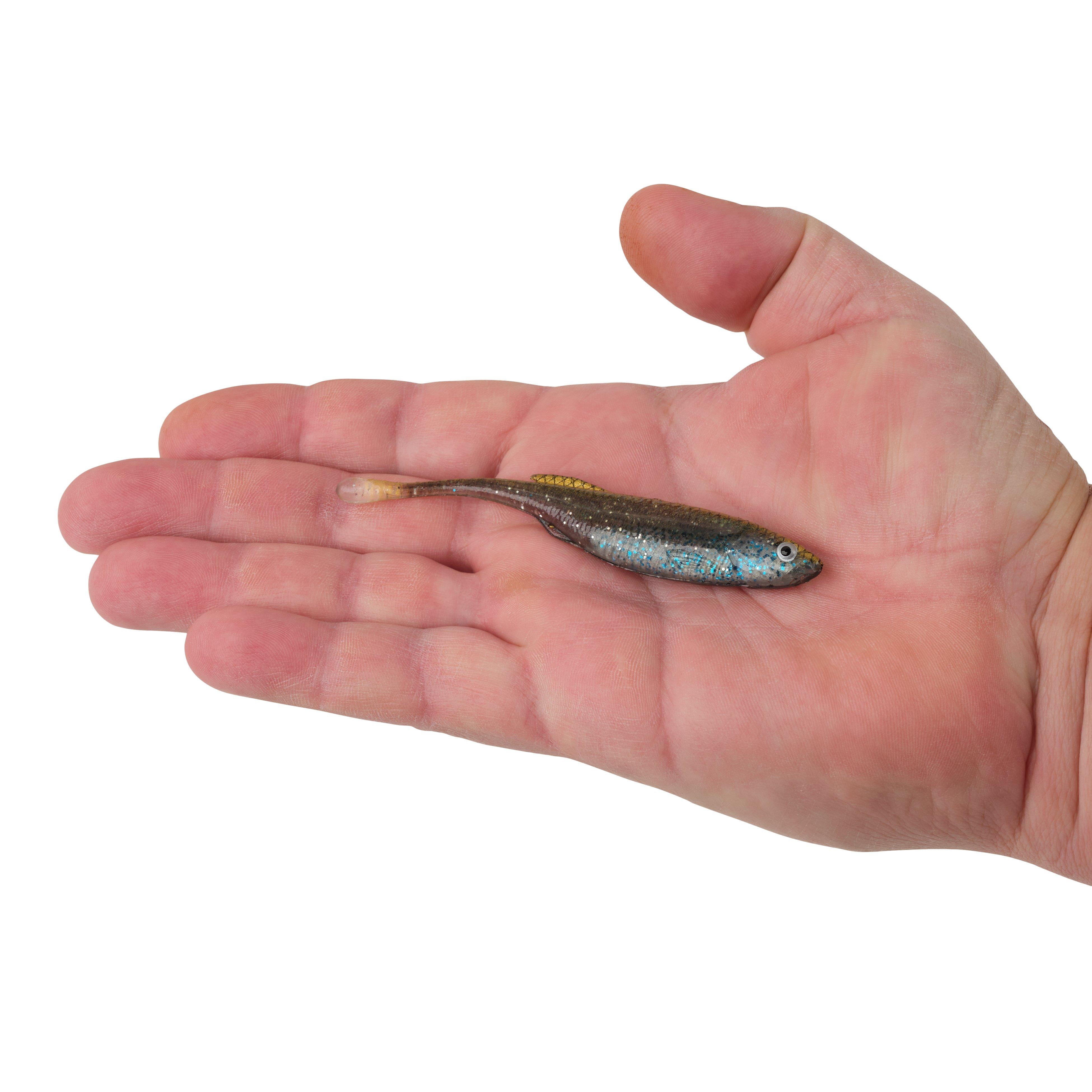 Berkley PowerBait® Drip Minnow, 4 in, HD Emerald Shiner (5-Count)