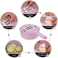 thumbnail image 3 of Slicer Cuts Fruits & Vegetables Stainless Steel Blades Multifunction Vegetable Cutter & Grater, 3 of 5