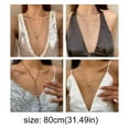 thumbnail image 2 of Temperament Female Long Tassel Love Clavicle Chain 2024 New Fashion Necklace, 2 of 3