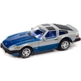 thumbnail image 4 of 1982 Mazda RX-7 White and 1981 Datsun 280ZX Blue and Silver "Import Heat" Set of 2 Cars 1/64 Diecast Model Cars by Johnny Lightning, 4 of 4