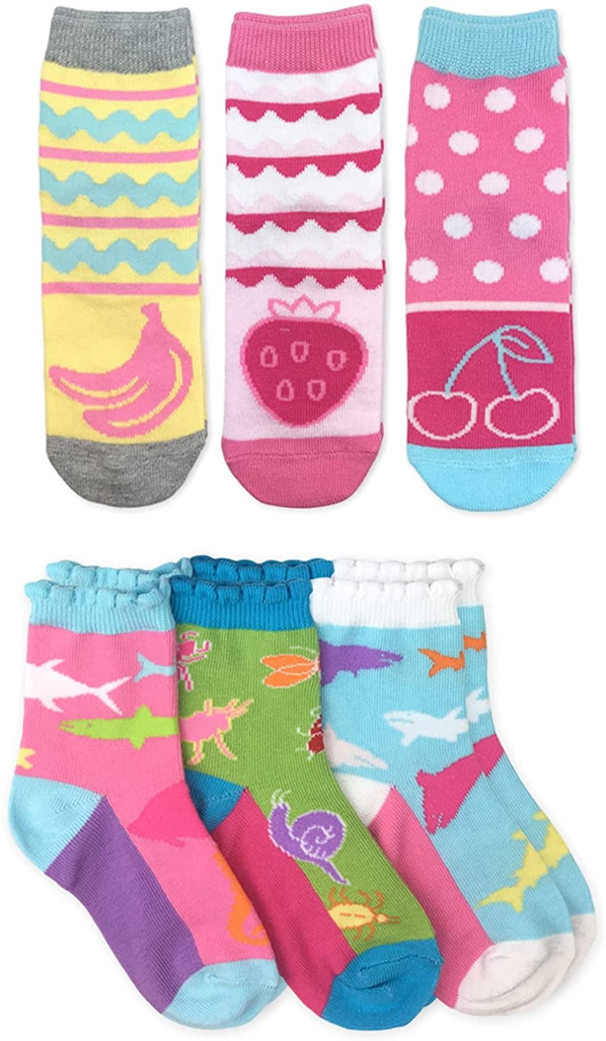 Palleon Miraculous Ladybird Girls’ Children’s Socks Stockings 6 Pairs 