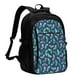 thumbnail image 1 of Easygdp Green Christmas Print Socks Mochila para Laptop de Viaje con Puerto USB, Mochila para Laptop con Puerto de Carga USB para Mujeres y Hombres, 1 of 7