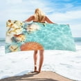 thumbnail image 2 of Guanhe Ocean Series Beach Towel, 30x60 Inch Beach Towels Oversized Summer Lightweight Bath Towels for Summer Holidays Travel, 2 of 6