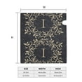 thumbnail image 6 of PHELIKA Letter I Classic Monogram Magnetic Mailbox Covers Post Letter Box Cover Standard Size 25.5H x 21W, 6 of 8