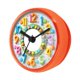 thumbnail image 3 of Reloj de ducha, decoración del hogar, resistente al agua, para refrigerador, sala de estar, inodoro. naranja, 3 of 9