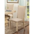 thumbnail image 5 of Alpine Furniture Chiclayo Set de 2 Chaises d'Appoint à Diner en Latte en Moka (Marron), 5 of 5