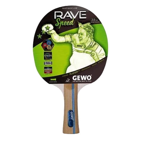 GEWO Rave Speed Pre-Assembled Table Tennis Racket