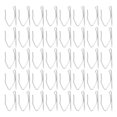 thumbnail image 1 of OUSITAID 50PCS Simple en Forme de S Rideau Plis Chiffon Crochet Rideau Robuste Décor Pointu Crochet, 1 of 6