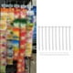 thumbnail image 5 of 10 Unids Tiras Colgantes Perfecl Exhibición al por Percha Soporte con etiqueta de precio Cabe, 5 of 8