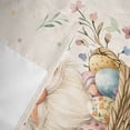 thumbnail image 6 of Easter Basket Gnome Valances for Windows Vintage Pink Blue Eggs Branch Spring Floral Linen Texture Rod Pocket Curtain Valance Window Treatment Short Curtains for Kitchen Living Room, 58"x16", 6 of 9