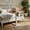 Natural + White, variant on Demi Bonn Mobile Height-Adjustable Overbed Table, Gas Spring Lift, Cup Holder, Hidden Wheels, Black