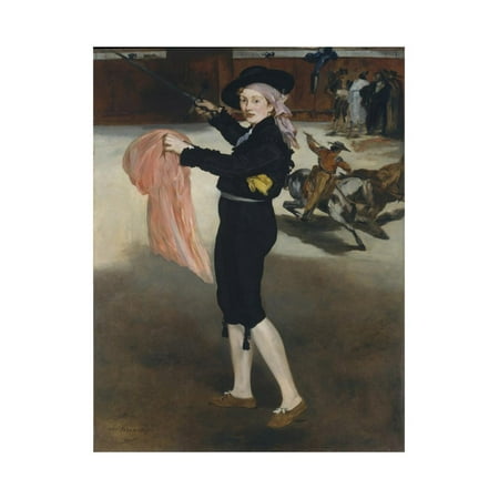 Mademoiselle One Light Wall Mademoiselle V. . . in the Costume of an Espada, 1862 Print Wall Art By Edouard Manet ()