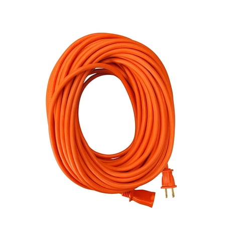 Vinyl Outdoor Sjtw Extension Cord, 16/2, 100 Ft., Orange