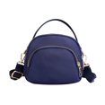 thumbnail image 1 of Jovati Bolsos cruzados para mujer Bolso bandolera Bolso bandolera Bolso bandolera de nailon para mujer, Monedero mini de 3 capas con cremallera Bolso bandolera Monederos para mujer pequeños, 1 of 5