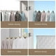 thumbnail image 3 of Tendedero invisible para interiores, sin perforaciones, retráctil, artefacto para secar ropa, alambre de acero, para balcón, baño, retráctil, 3 of 4