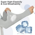 UV Sun Protection Cooling Arm Sleeves Cover for Women & Men, TSV Sunblock Long Sun Protective