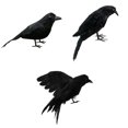 thumbnail image 1 of Cuervos de Halloween Aves Falsas Decoración de Jardín - 3pcs, 1 of 9