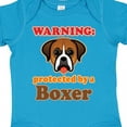 thumbnail image 4 of Inktastic Protected by a Boxer Dog Boys or Girls Baby Bodysuit, 4 of 5