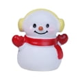 thumbnail image 3 of Elodie Micro Christmas Snowman Statue Miniature Cute Handcrafted Xmas Tabletop Ornament F, 3 of 8