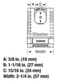 thumbnail image 4 of Candado ProSeries Master Lock Latón Combinación Personalizable, 4 of 8