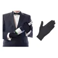 thumbnail image 3 of Guantes De Algodon Negro Para Unisex Mesero Escolta Escuela, 3 of 5