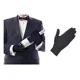 thumbnail image 3 of Guantes De Algodon Negro Para Unisex Mesero Escolta Escuela, 3 of 5