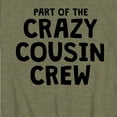 thumbnail image 3 of Instant Message - Part Of The Crazy Cousing Crew - Youth Short Sleeve Tee, 3 of 6