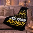 thumbnail image 6 of Gaming Controller Crown autumn celebration Pumpkins Bold Edgy, Warm Flannel Blanket for Living Room and Family Room, Festive autumn celebration Scene, Art Lovers autumn celebration Gift, 6 of 9