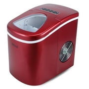 DELLA Portable Electric Ice Maker Up to 26 Pounds per Day 2 Cube Sizes, Red