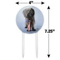 thumbnail image 2 of Acrylic Affenpinscher Puppy Dog with Tie Cake Topper Party Decoration for Wedding Anniversary Birthday Graduation, 2 of 7