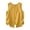 Yellow, variant on Daznico Women's Round Neck Sleeveless Linen Blend Back Button Tank Top Casual Summer Tops,L