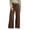 2# Brown, variant on Wide Leg Pants Women Fleece Soft Extra with Pockets Drawstring High Waist Pull-On Casual Petite Pants
