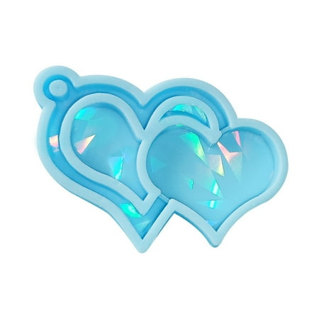 

Heart Shape Light Shadow Pendant Mould Crystal Epoxy for Unique Silicone Mold