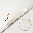 thumbnail image 6 of Lovskoo 2024 Christmas Slippers for Women And Men Couple Shoes Flat Fleece Non-Slip Home Shoes Linen Comfortable Platform Slippers White, 6 of 9