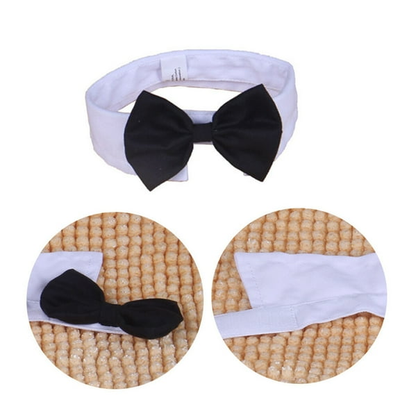 DINHEAROM Dog Bow Tie Cotton 1Pcs S