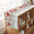 thumbnail image 6 of Table Runners 72 Inches Long Dress Scarves, Pink Spring Floral Farmhouse Kitchen Table Runner, Coffee Tablerunners, Weeping Romantic Flowers Pastoral 16x72 Inch, 6 of 9