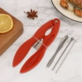 thumbnail image 5 of Seafood Tools Set - Efficient Crab and Lobster Kit with Deveiner Scissors Fork and Pick for Effortless Shellfish Preparation, 5 of 7