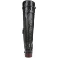 thumbnail image 2 of Franco Sarto Womens Jazrin Leather Riding Knee-High Boots, 2 of 3