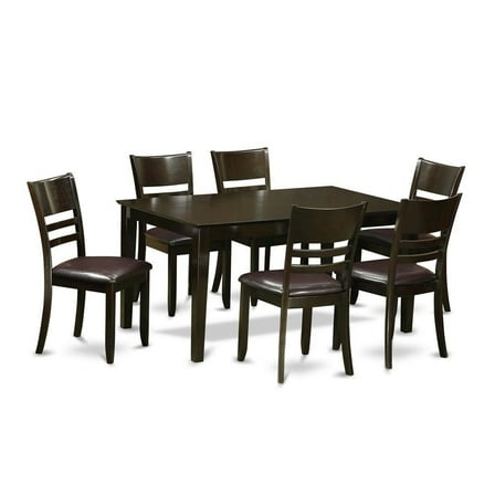 FurniFact Elegant Wooden Dining Table Set – 6 Chair Dining Table Set for Home