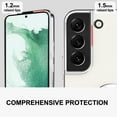 thumbnail image 3 of Samsung Galaxy S22 Plus Case with Ring Stand [360° Rotatable Ring Holder Magnetic Kickstand] [Soft Microfiber Lining] Slim TPU Shockproof Protective Phone Case for Galaxy S22+ 5G White, 3 of 12