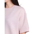 thumbnail image 3 of RBX Active Women's Super Soft Luxe Athleisure Fabric Oversized Short Sleeve T-Shirt, 3 of 5