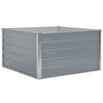 thumbnail image 6 of vidaXL Raised Garden Bed Patio Raised Flower Bed Galvanized Steel Planter, 6 of 24