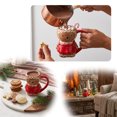 thumbnail image 6 of 2026 Christmas Indoor Home Decor Gingerbread Man Ceramic Mug Red Dress Cute Christmas Coffee Mug Holiday Hot Cocoa Water Cup Gift, 6 of 6
